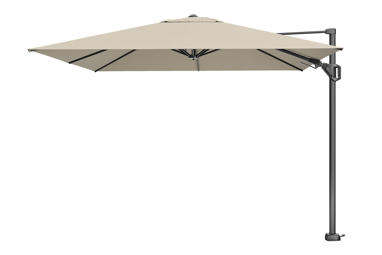Platinum Challenger Zweefparasol T1 Premium 4x3 m. - Champagne