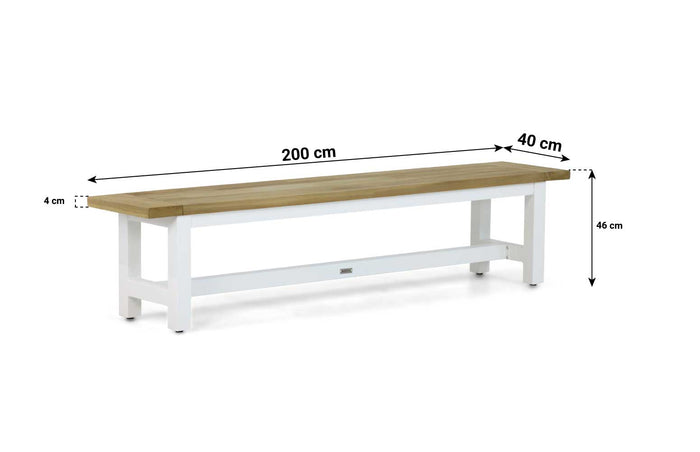 Lifestyle Garden FurnitureTuinsets met vuurtafel - Wit - 6