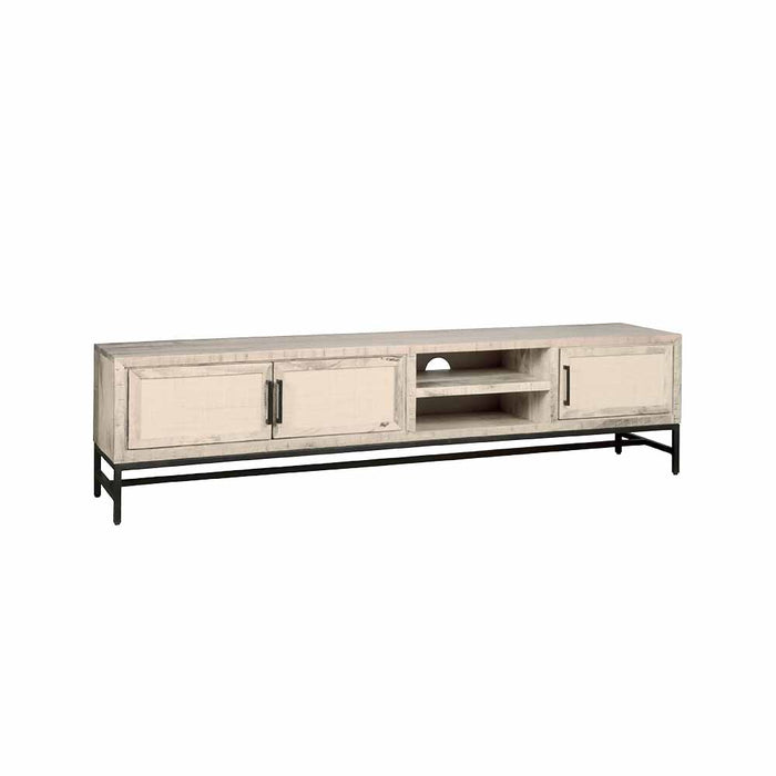 Anli-Style Tower living Carini TV stand white 3 drs. 200x40x50