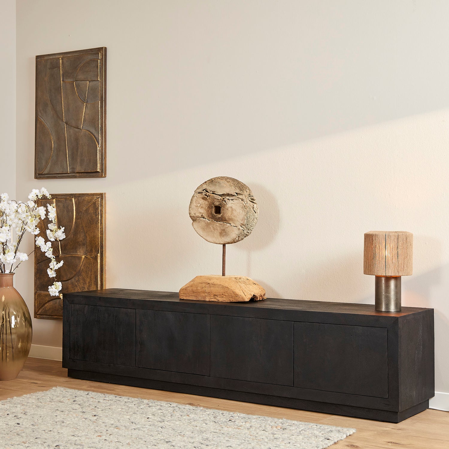 Starfurn Tv meubel Brussel Black | 200 cm