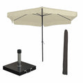 Garden Impressions Delta parasol Ø300cm ecru Cosmo voet en hoes