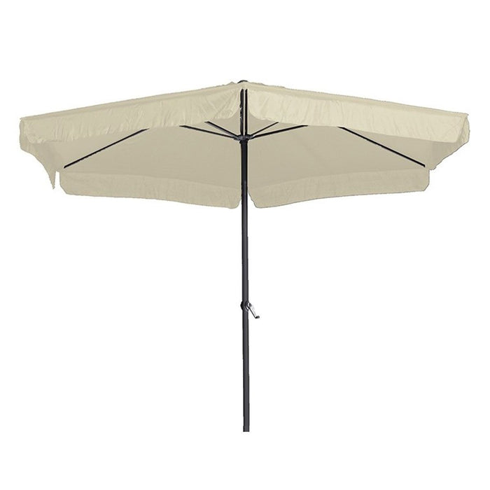 Garden Impressions Delta parasol Ø300cm ecru Cosmo voet en hoes