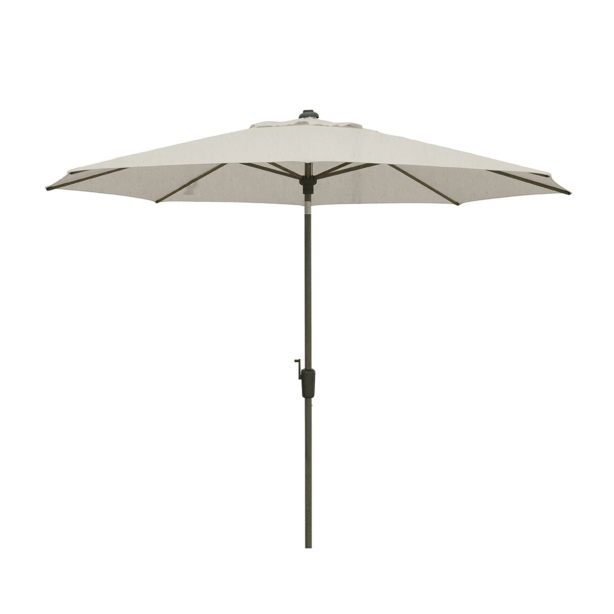 Madison Lissabon stokparasol Ø300 cm auto - mellow silver olefin