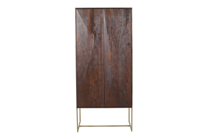 PTMD Onyx Cabinet Brown 2 Drs