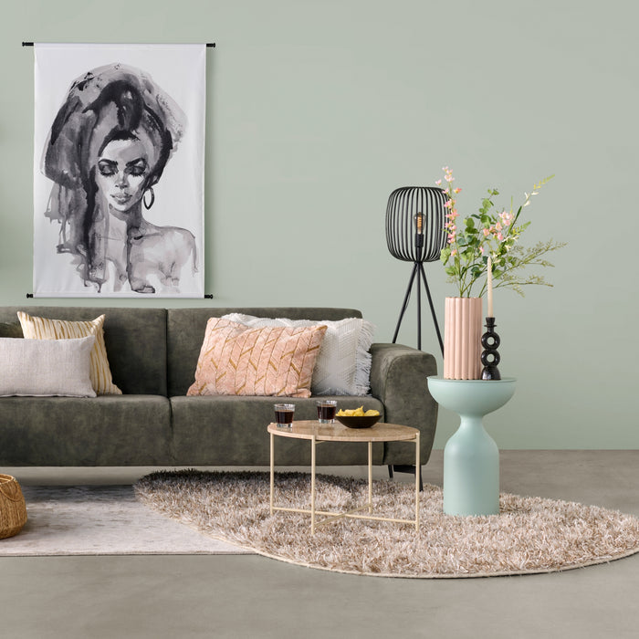 Bijzettafel Rorra  - Metaal - 35x56x35cm (BxHxD)