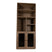 PTMD Oak Cabinet Open Armarium 2-drs Glay