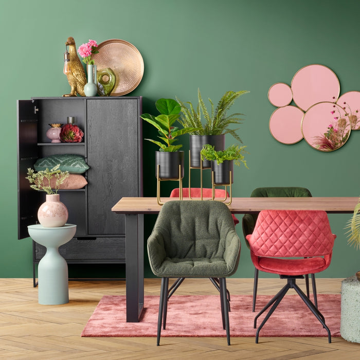 Bijzettafel Rorra  - Metaal - 35x56x35cm (BxHxD)