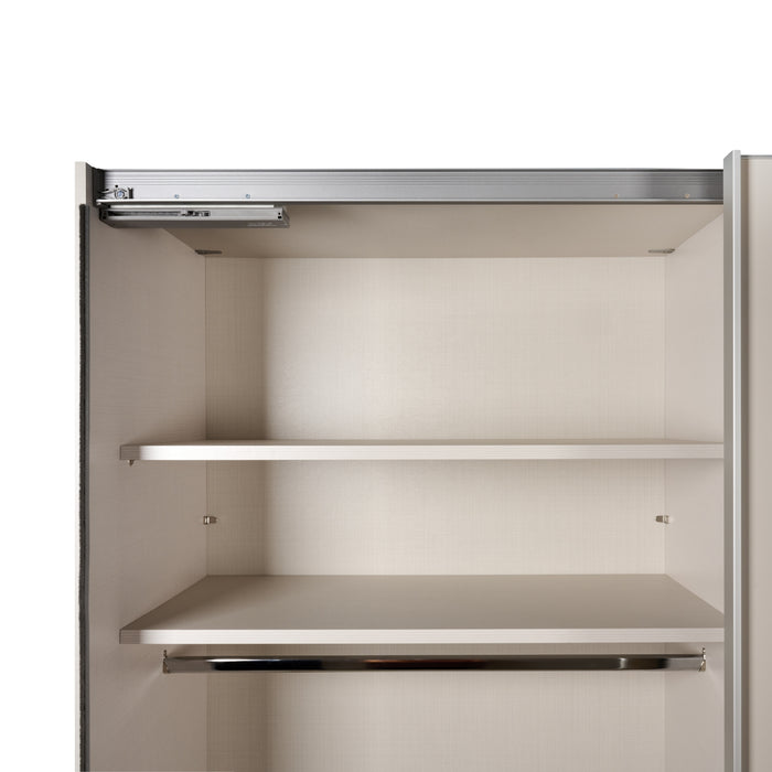 Kledingkast Bermeo - Beige|Taupe -  - 200x222x68cm (BxHxD)