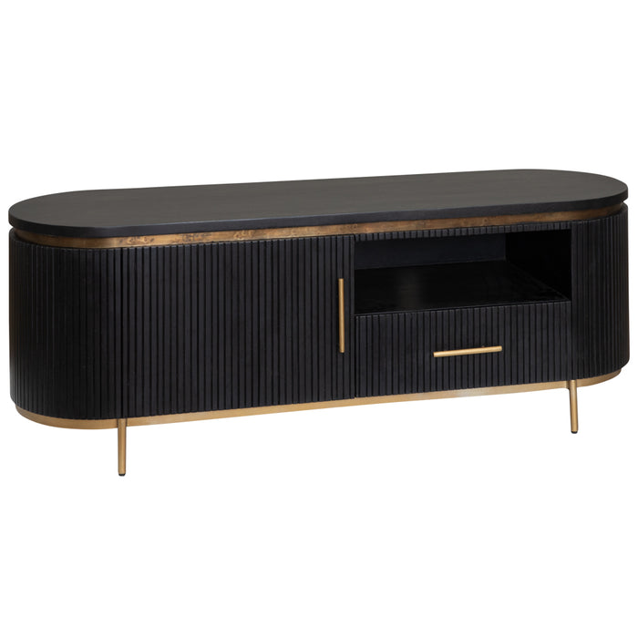 Tower living Rivello TV cabinet 1 dr. 1 drw. open niche - 150x45x55