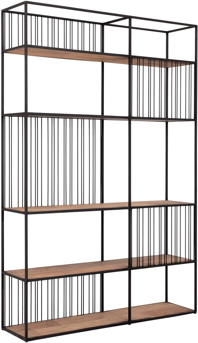 DTP Home Bookrack | Roomdivider Barra large, 5 shelves,210x140x35 c...