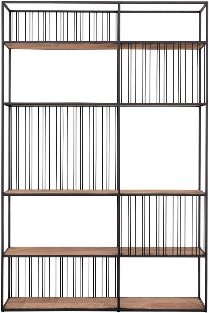 DTP Home Bookrack | Roomdivider Barra large, 5 shelves,210x140x35 c...