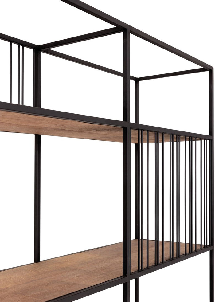DTP Home Bookrack | Roomdivider Barra large, 5 shelves,210x140x35 c...