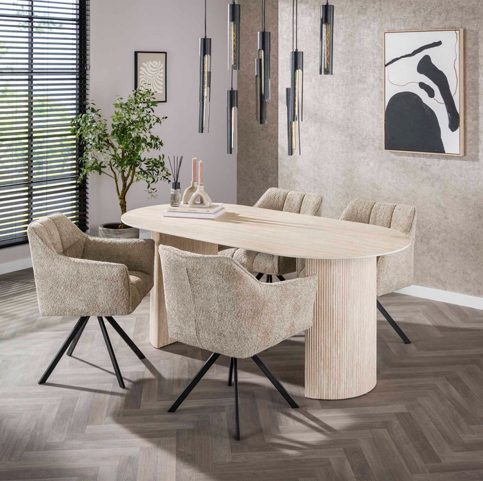AnLi Style Eetkamertafel 180 Romano arch ceramic