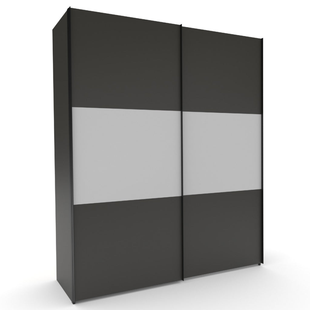 Woonexpress Kledingkast Cadiz - Antraciet|Zwart -