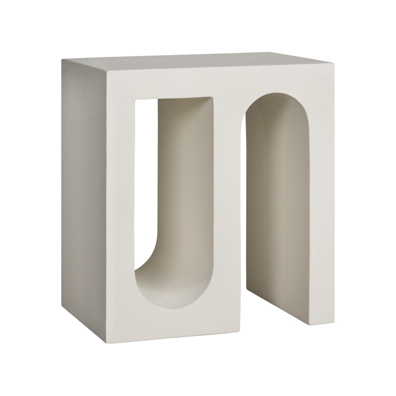 Bijzettafel Cara Wit - MDF - 50x55x40cm (BxHxD)