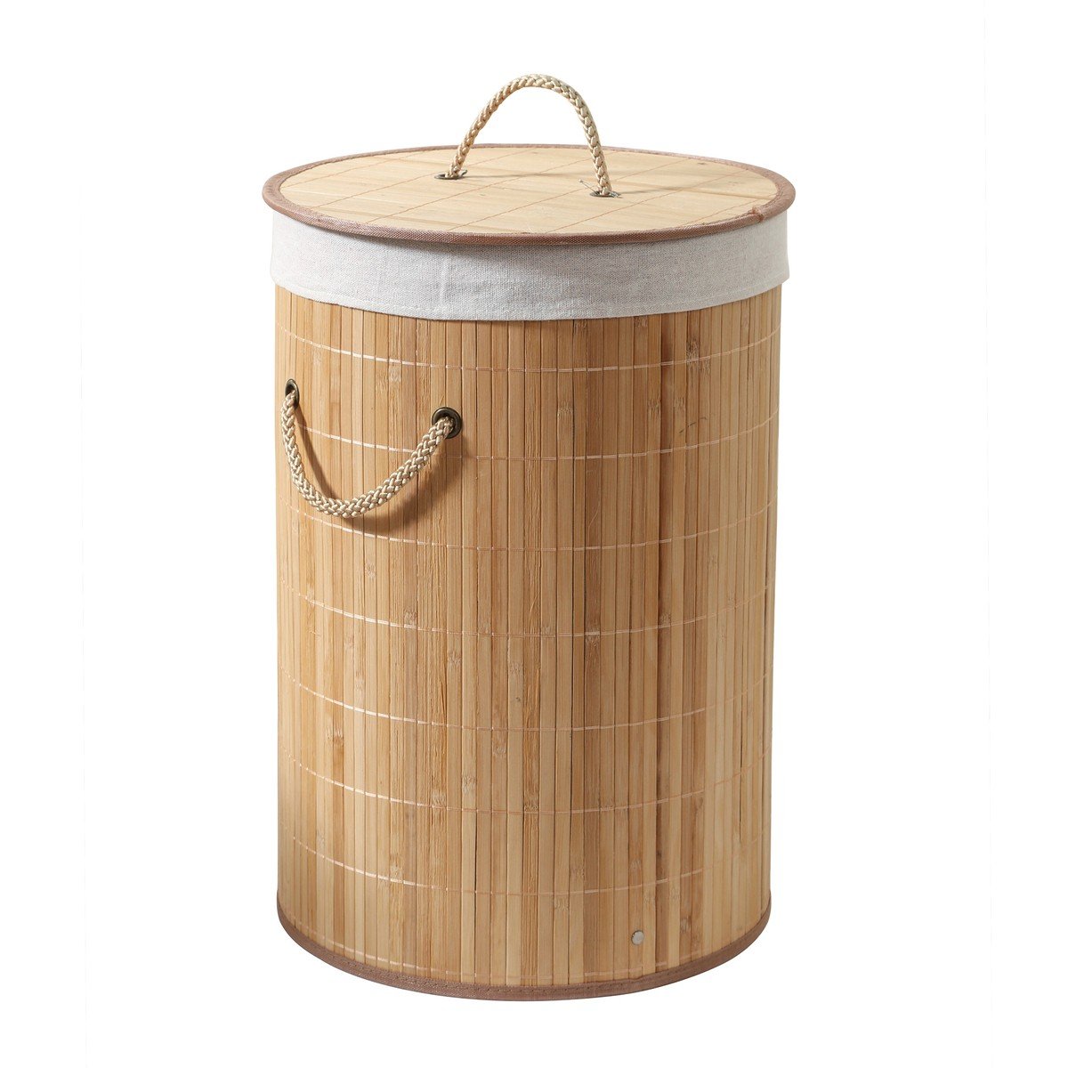 Calicosy - Ronde bamboe wasmand 60L - H50 cm