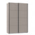 Kledingkast Aalst - Taupe - Hout - 135x210x65cm (BxHxD)