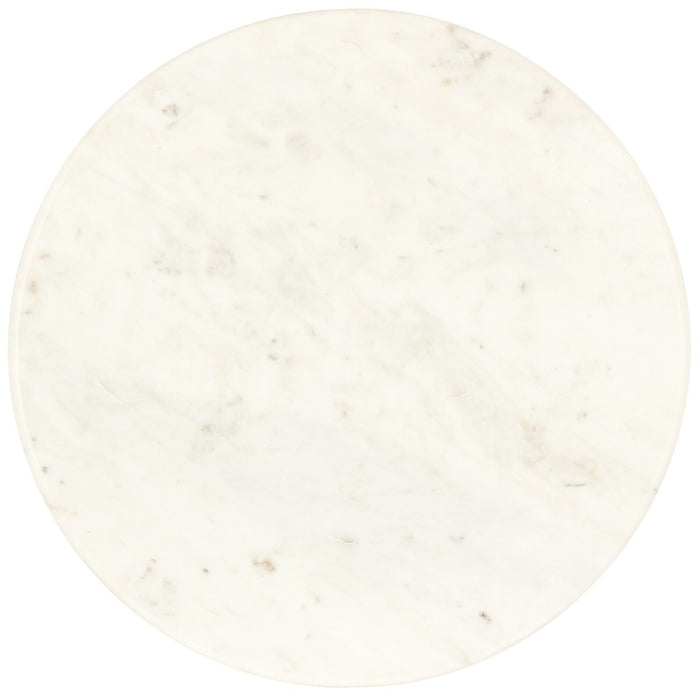 Richmond Interiors Boann Ronde Bijzettafel Marmer | Oranje