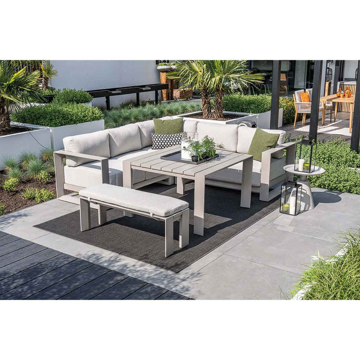 Garden Impressions Malakka lounge dining set 5-delig - taupe