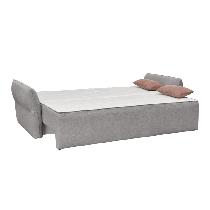 Calicosy - Slaapbank 3-zits in stof B238 cm - LAGOS - Grijs