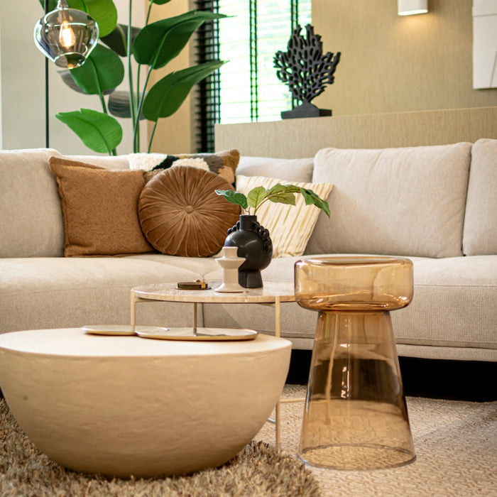 Bijzettafel Romano  - Glas - 30x50x30cm (BxHxD)