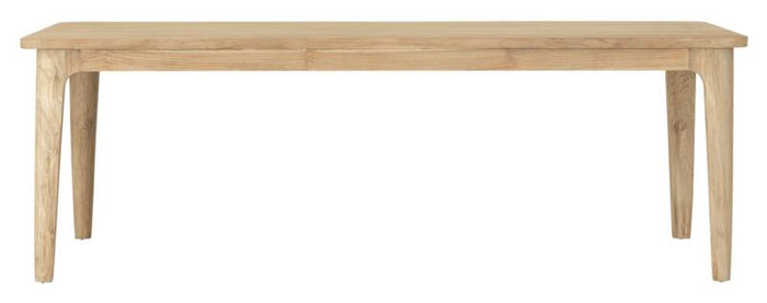 DTP Home Dining table Forte rectangular,76x225x90 cm, teakwood natural