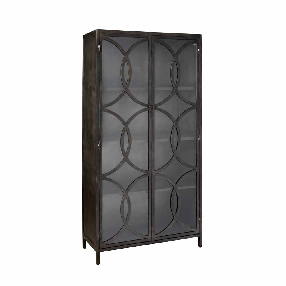 Anli-Style Tower living Stelvio metal cabinet 2 drs. - 96x196x43