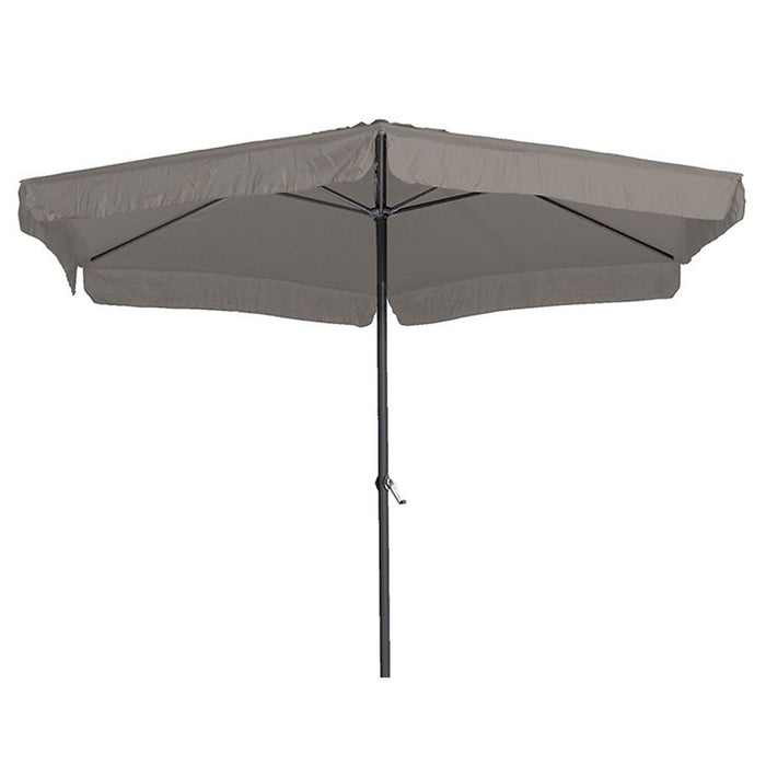 Garden Impressions Delta parasol Ø300cm taupe Cosmo voet en hoes