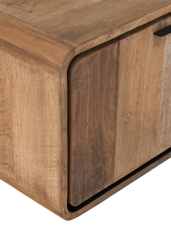 DTP Home Hanging TV stand Evo small, 2 doors, 2 open racks,40x145x4...