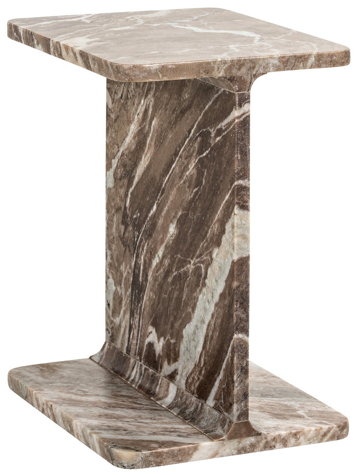 Richmond Interiors Benson Marmer Bijzettafel Bruin