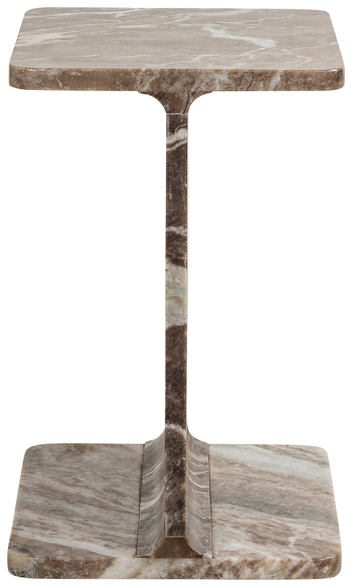 Richmond Interiors Benson Marmer Bijzettafel Bruin
