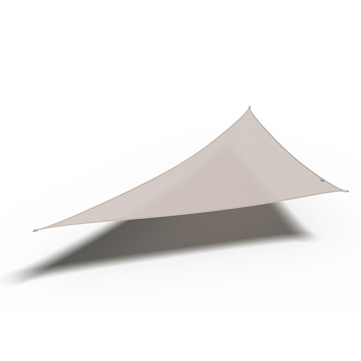 Platinum Coolfit schaduwdoek driehoek 90° - 5.0x5.0x7.1m - greige
