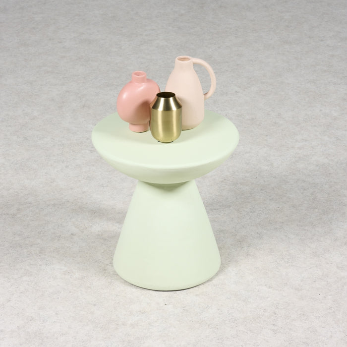 Bijzettafel Nora - Groen - MDF - 37x41x37cm (BxHxD)