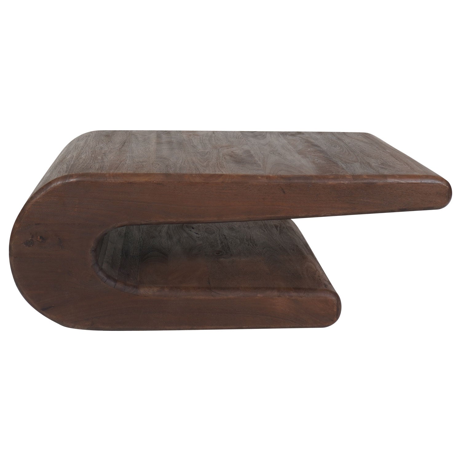 Home67 - Salontafel Maan - Espresso Mangohout - 110 x 60 cm