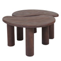 Home67 - Salontafel Lina - Espresso Mangohout - Set van 2