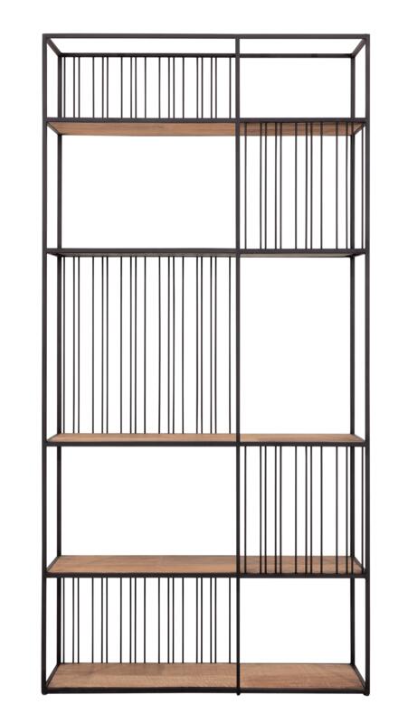 DTP Home Bookrack | Roomdivider Barra small, 5 shelves,210x95x35 cm...
