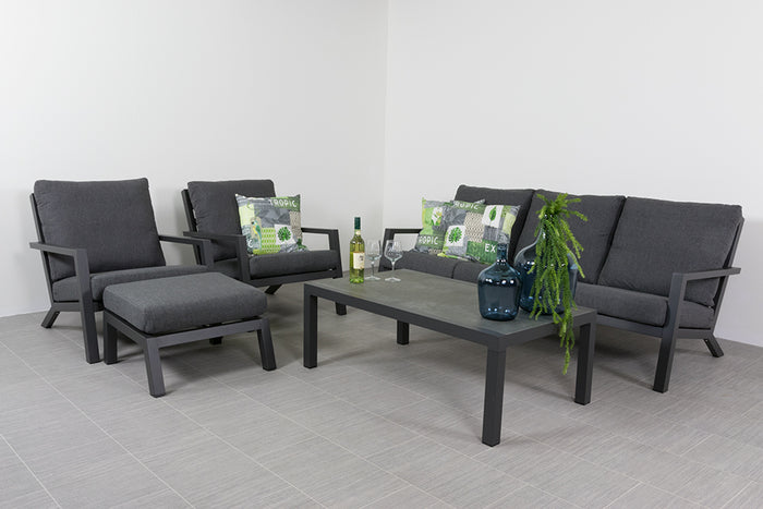 VDG Atlanta loungeset - 5 delig (inclusief hocker)