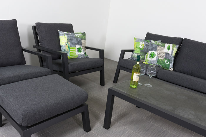 VDG Atlanta loungeset - 5 delig (inclusief hocker)