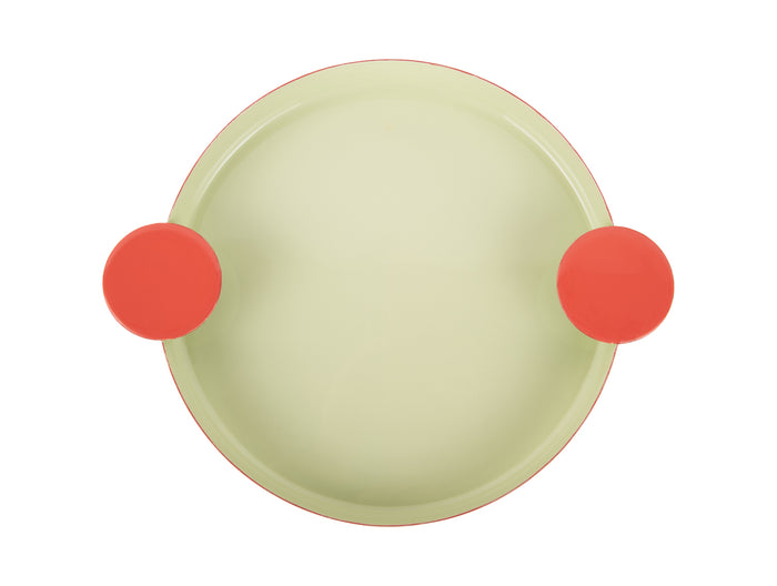 Present Time - Dienblad Double Funky Medium - Green & Red