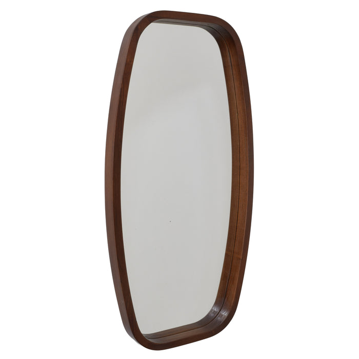 Fragix Wandspiegel Eva 40x80 Donker bruin hout