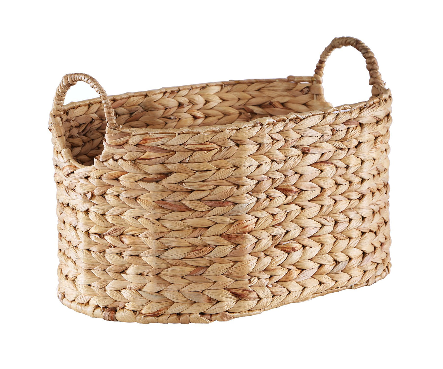 Calicosy - Opbergmand van waterhyacint - B45 x H23 cm