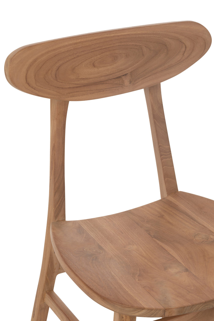 J-Line stoel Sofia - teakhout - naturel