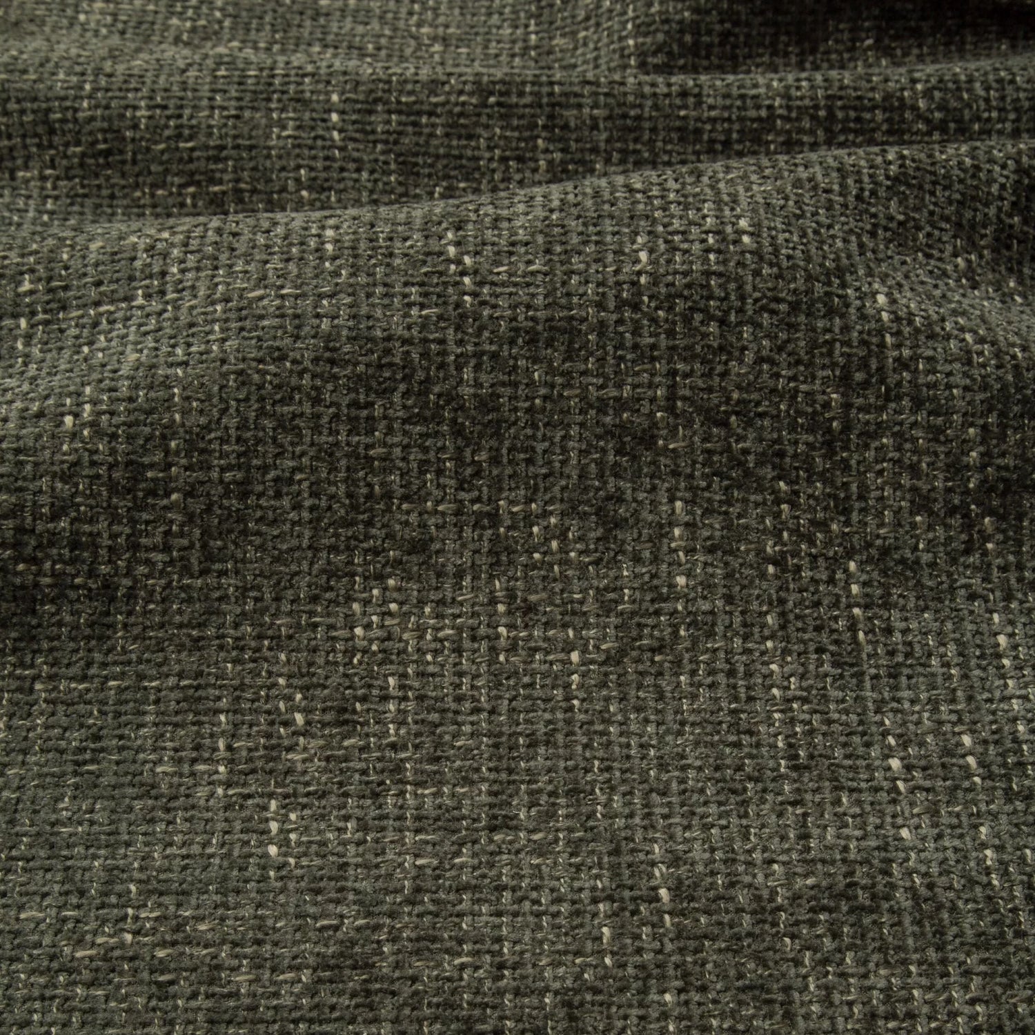 Olijfgroene geweven fluwelen hoekbank rechts