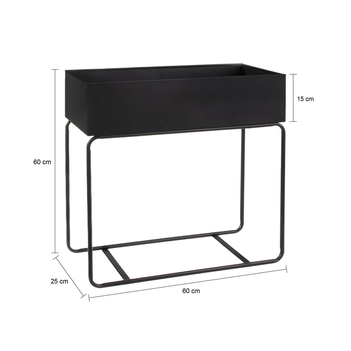 QUVIO planten tafel | planten bak - Zwart