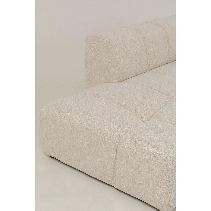 Hoekbank Belami creme links Kare Design