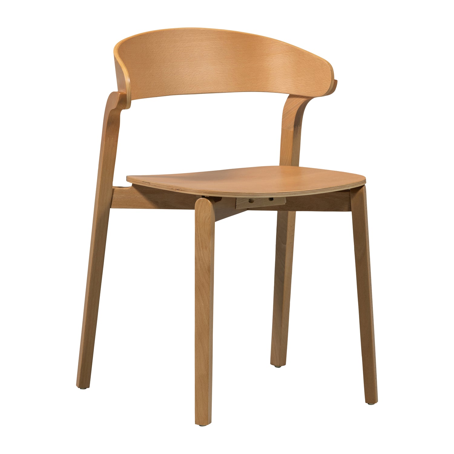 WOOOD Cras Eetkamerstoel - Naturel