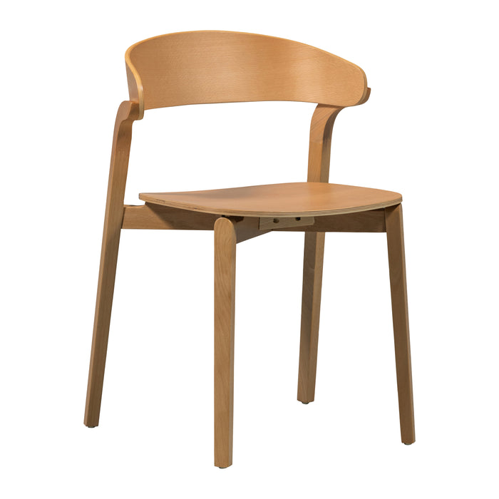 WOOOD Cras Eetkamerstoel - Naturel