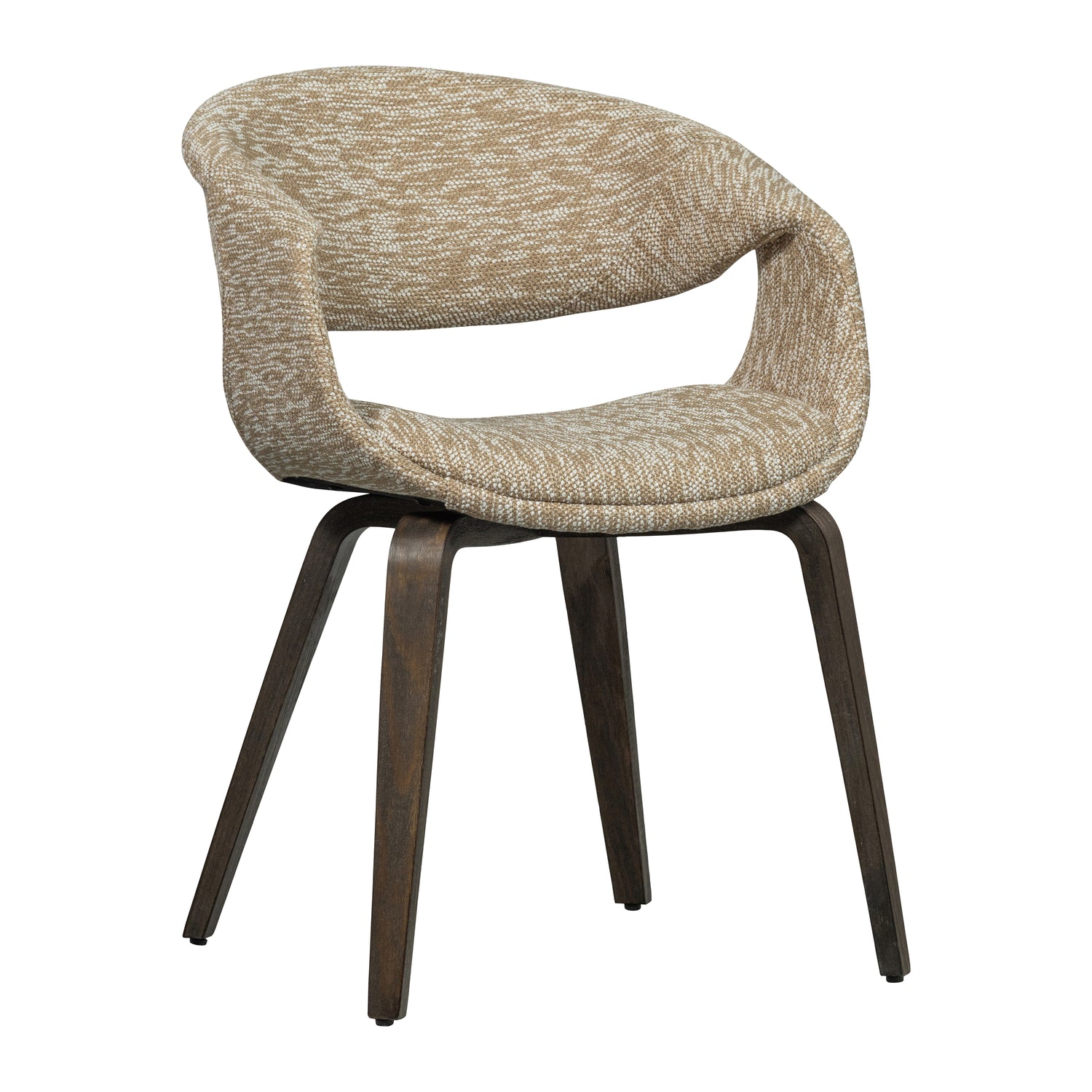 WOOOD Yossi Eetkamerstoel Donker Eiken - Zand