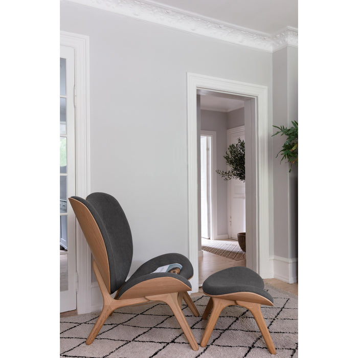 Umage A Conversation Piece voetenbank naturel eiken, Cognac