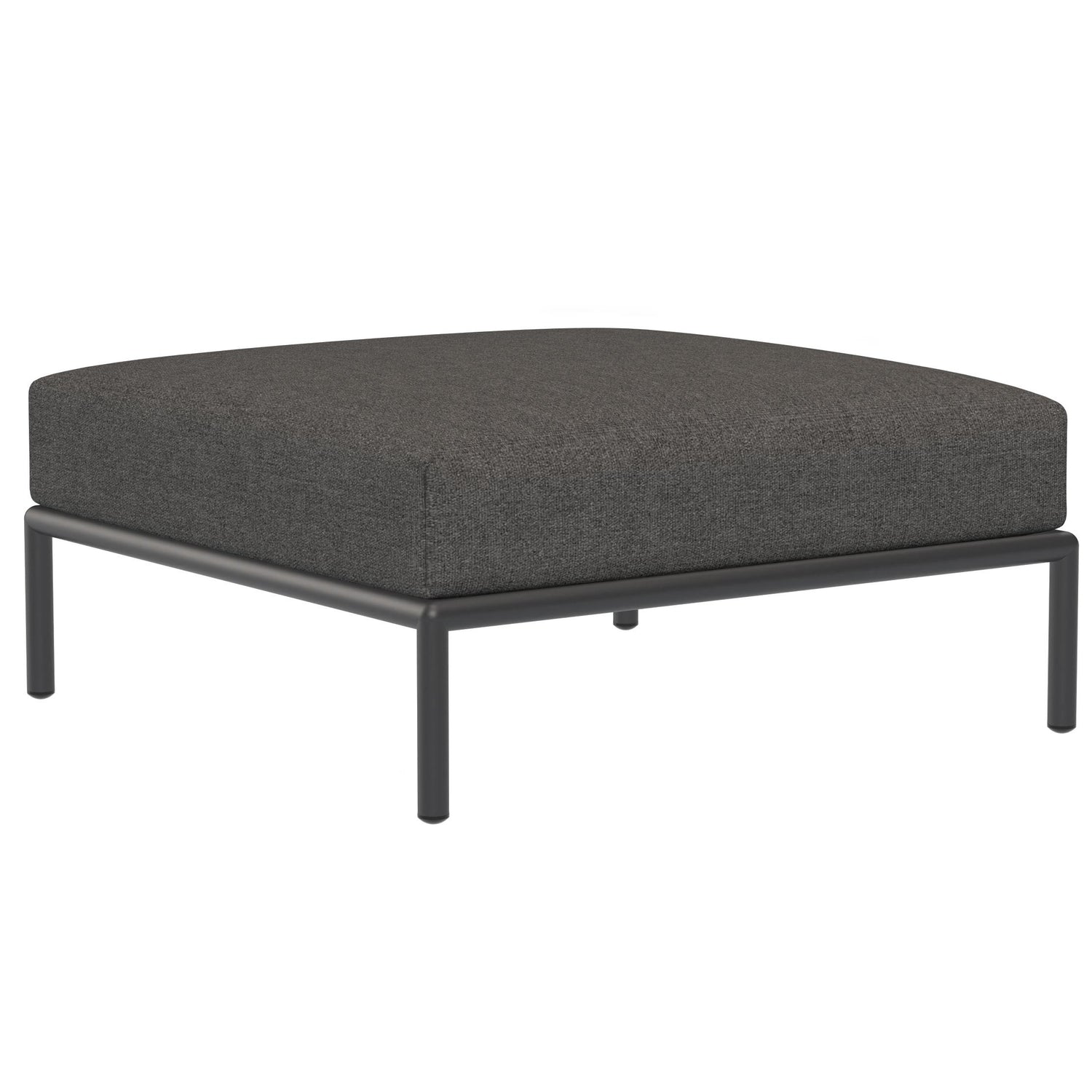 Houe Level2 Ottoman voetenbank Dark Grey frame Dark Grey
